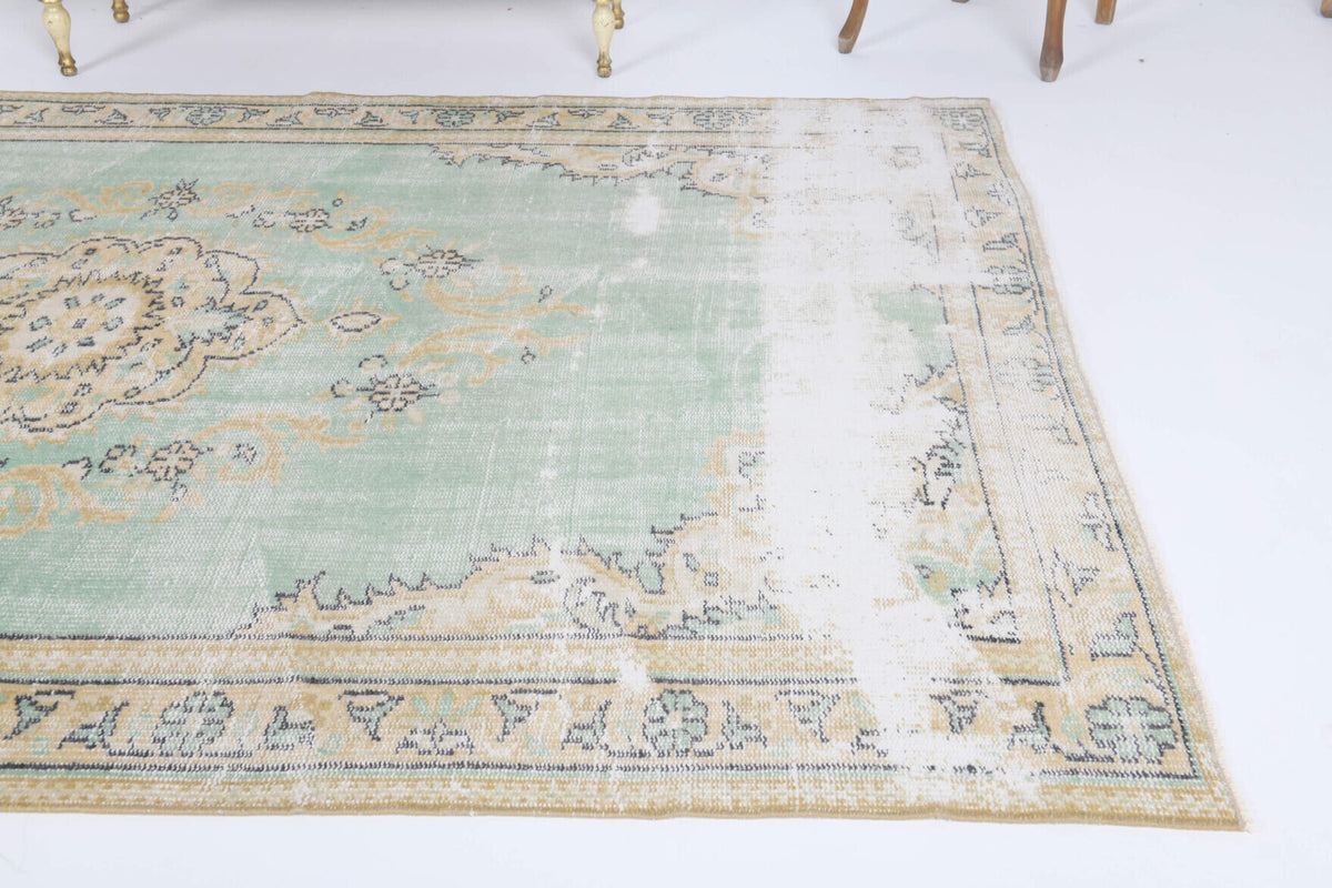 Authentic Antique Oushak Area Rug