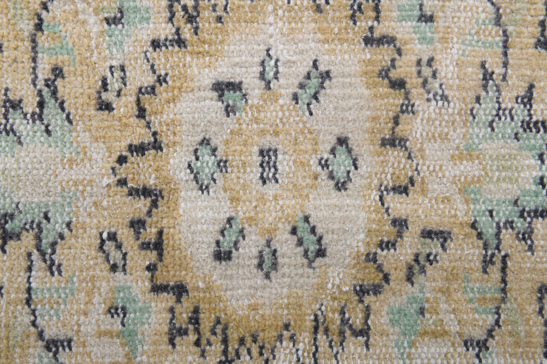 Handmade wool rug from Anatolia, Turkey – Authentic Antique Oushak Area Rug 5'6" x 8'1"
