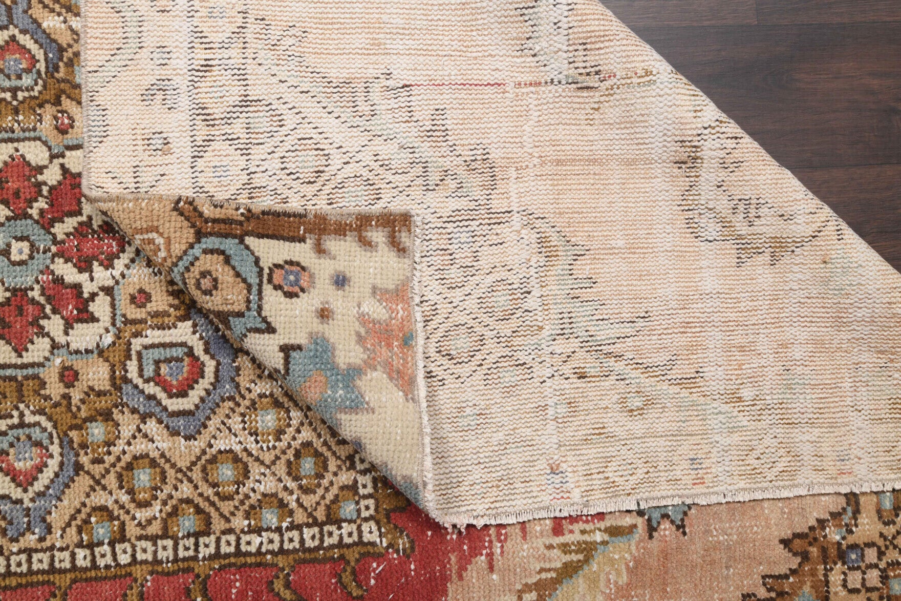 157x241 cm vintage Anatolian area rug – Nesringonca, low pile, wool