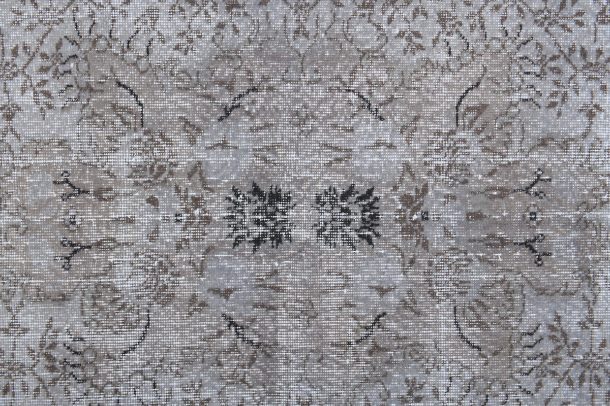Antique Floral Area Hereke Rug