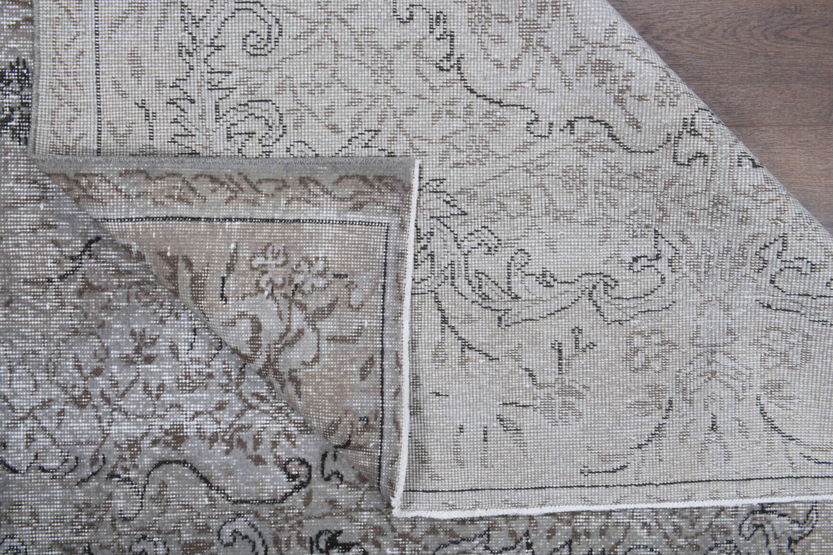 Antique Floral Area Hereke Rug