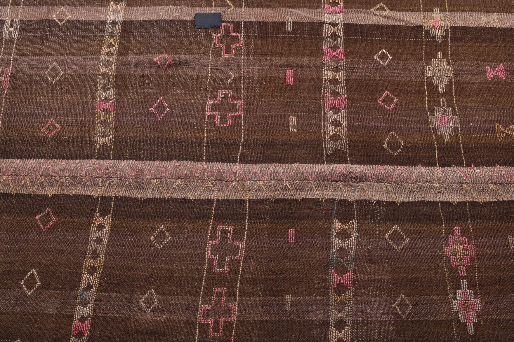 185x230 cm vintage Anatolian kilim rug – Serefsima, flatweave, wool