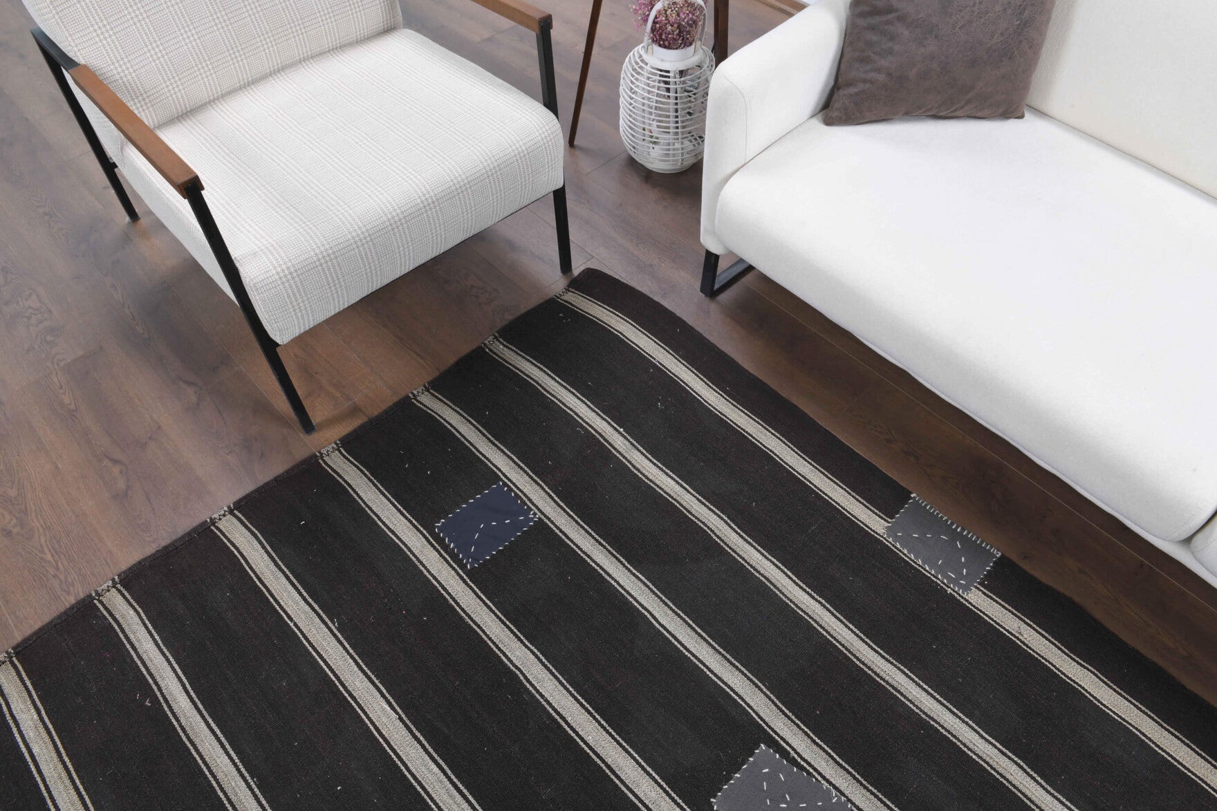 215x246 cm vintage Anatolian kilim rug – Selonia, flatweave, wool