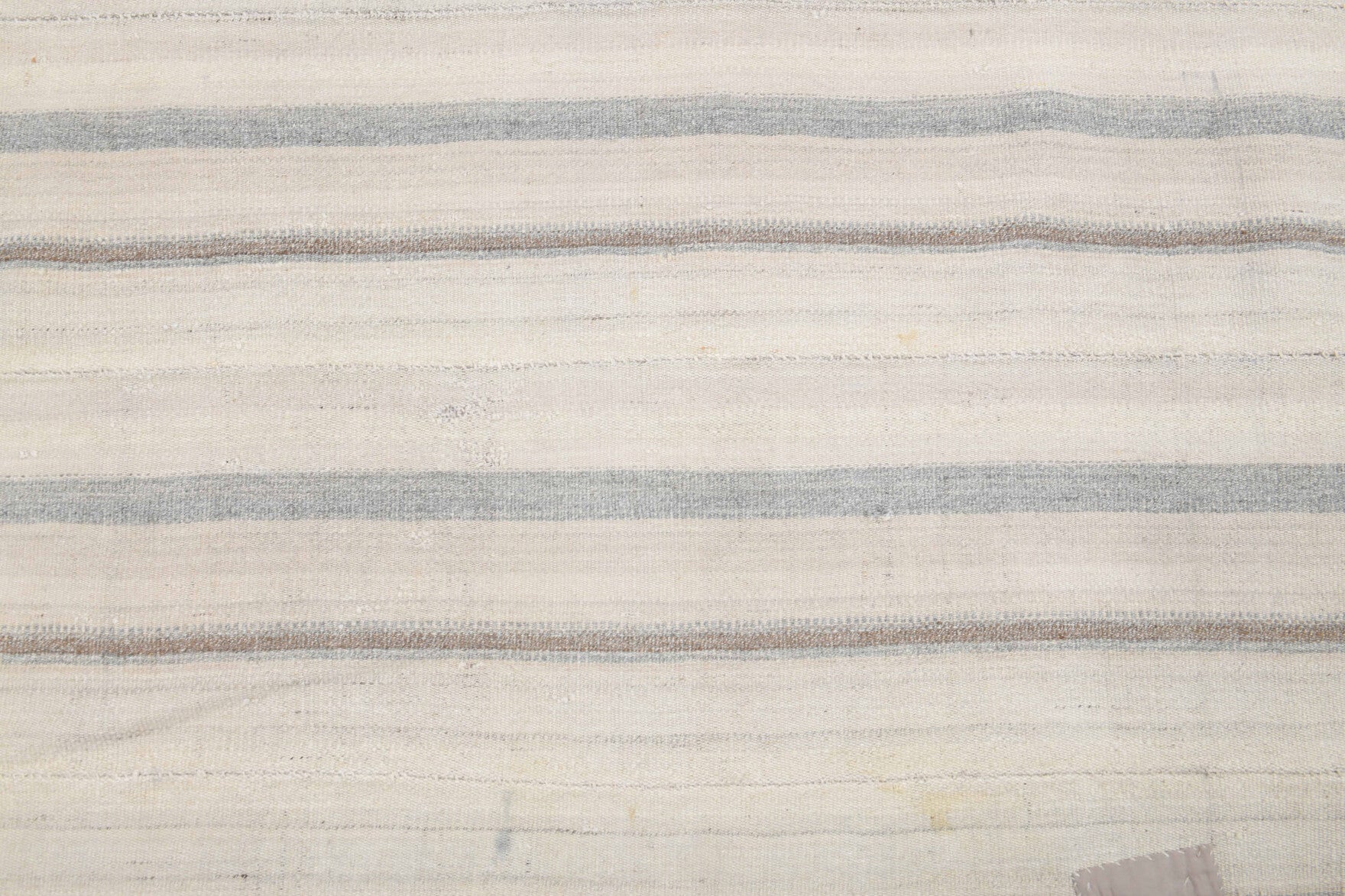 Selenihal kilim: 1960s handwoven flatweave Anatolian kilim with striped motifs