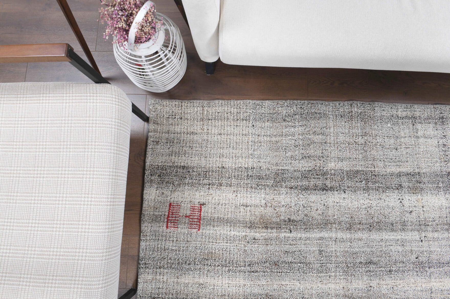 191x260 cm vintage Anatolian kilim rug – Sedanurpeyker, flatweave, wool