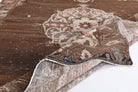 Brown Oushak Vintage Area Rug