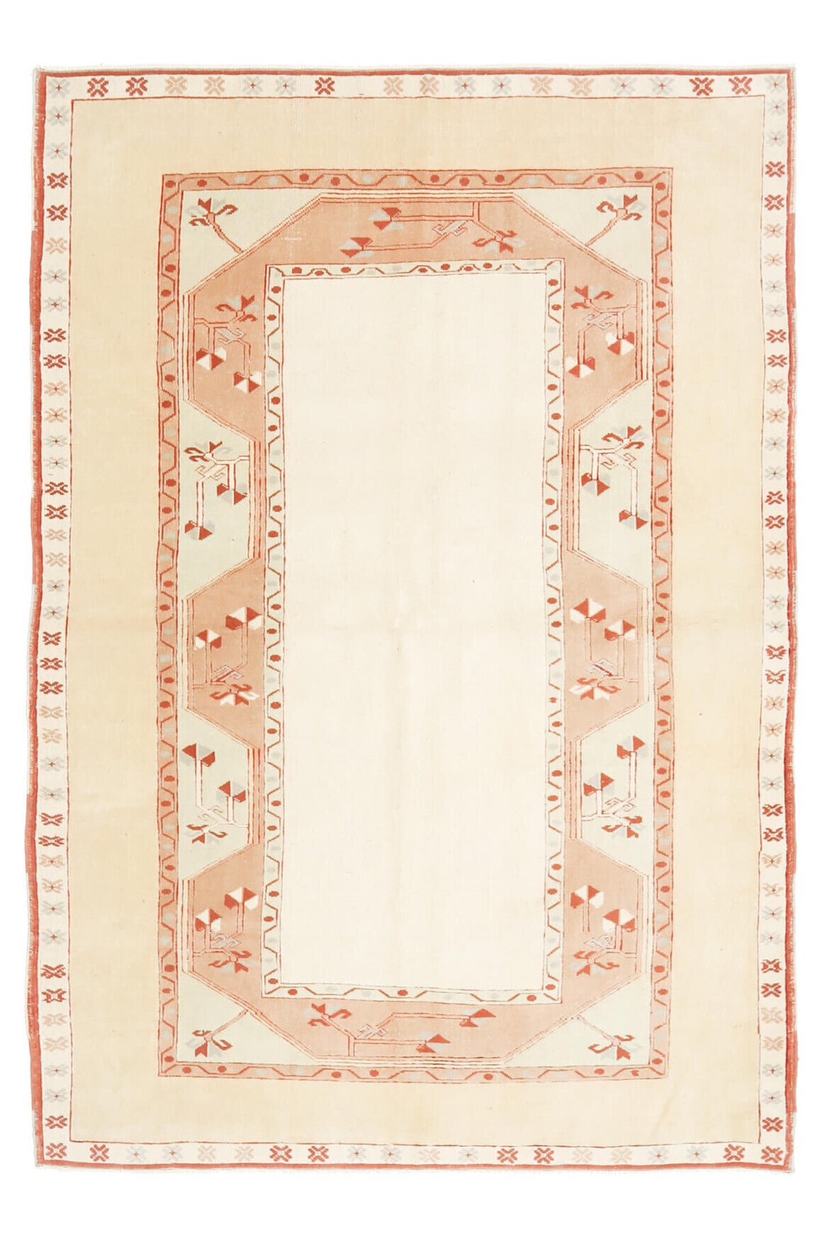 Vintage Handwoven Milas Rug
