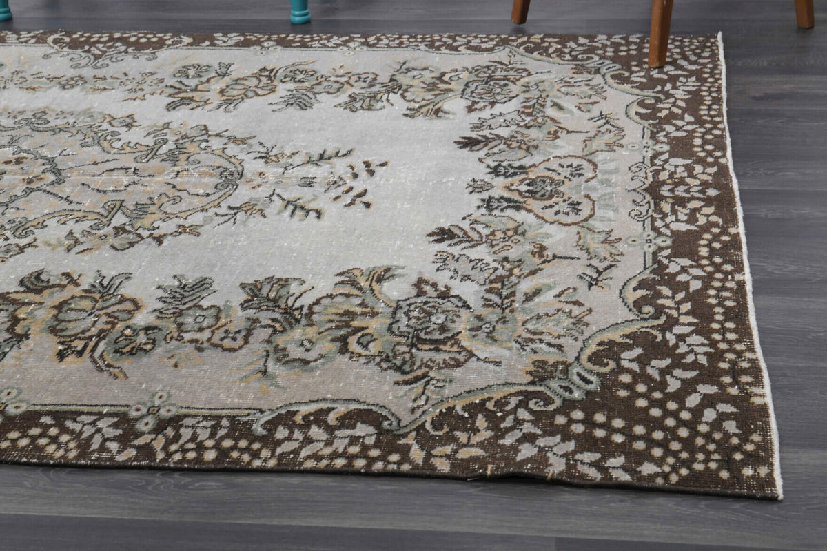 177x260 cm vintage Anatolian area rug – Ebrusema, low pile, wool