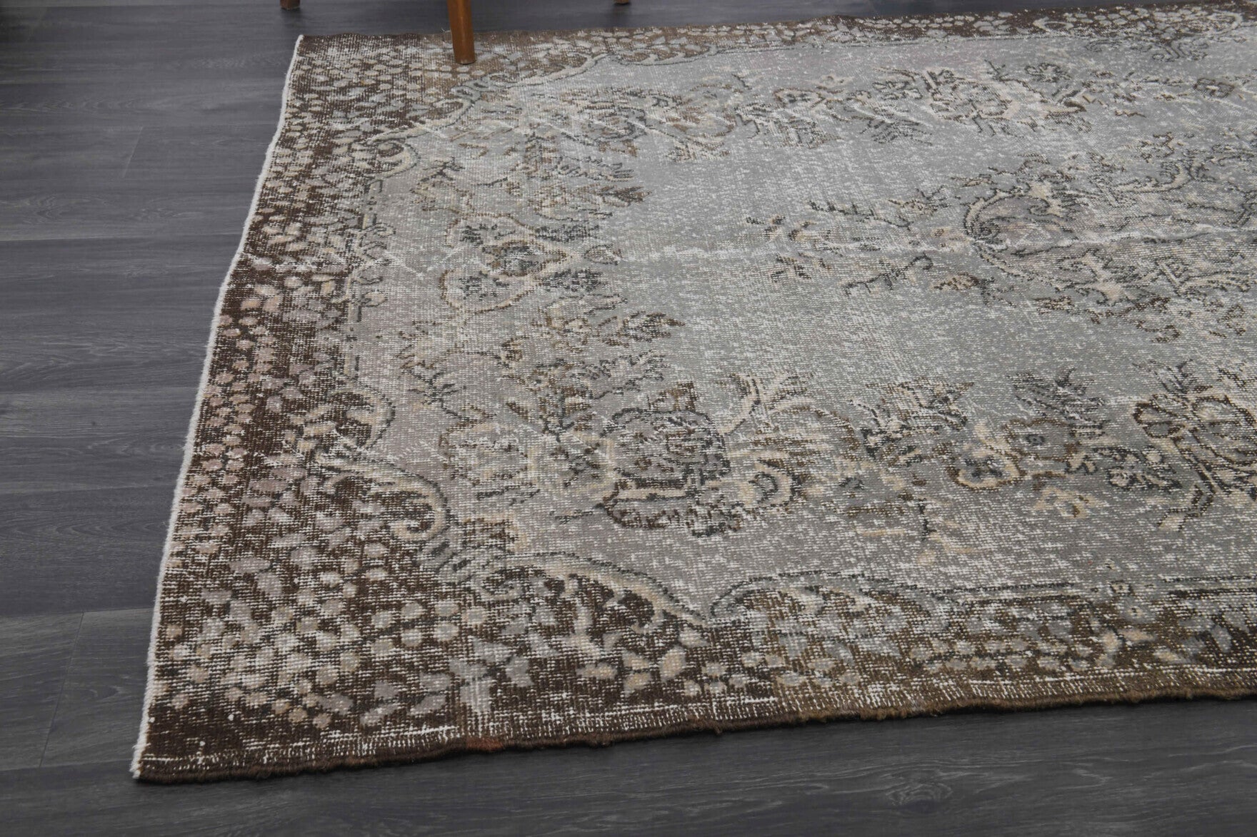 One-of-a-kind 1970s Anatolian vintage area rug in wool, 6' x 9'8"