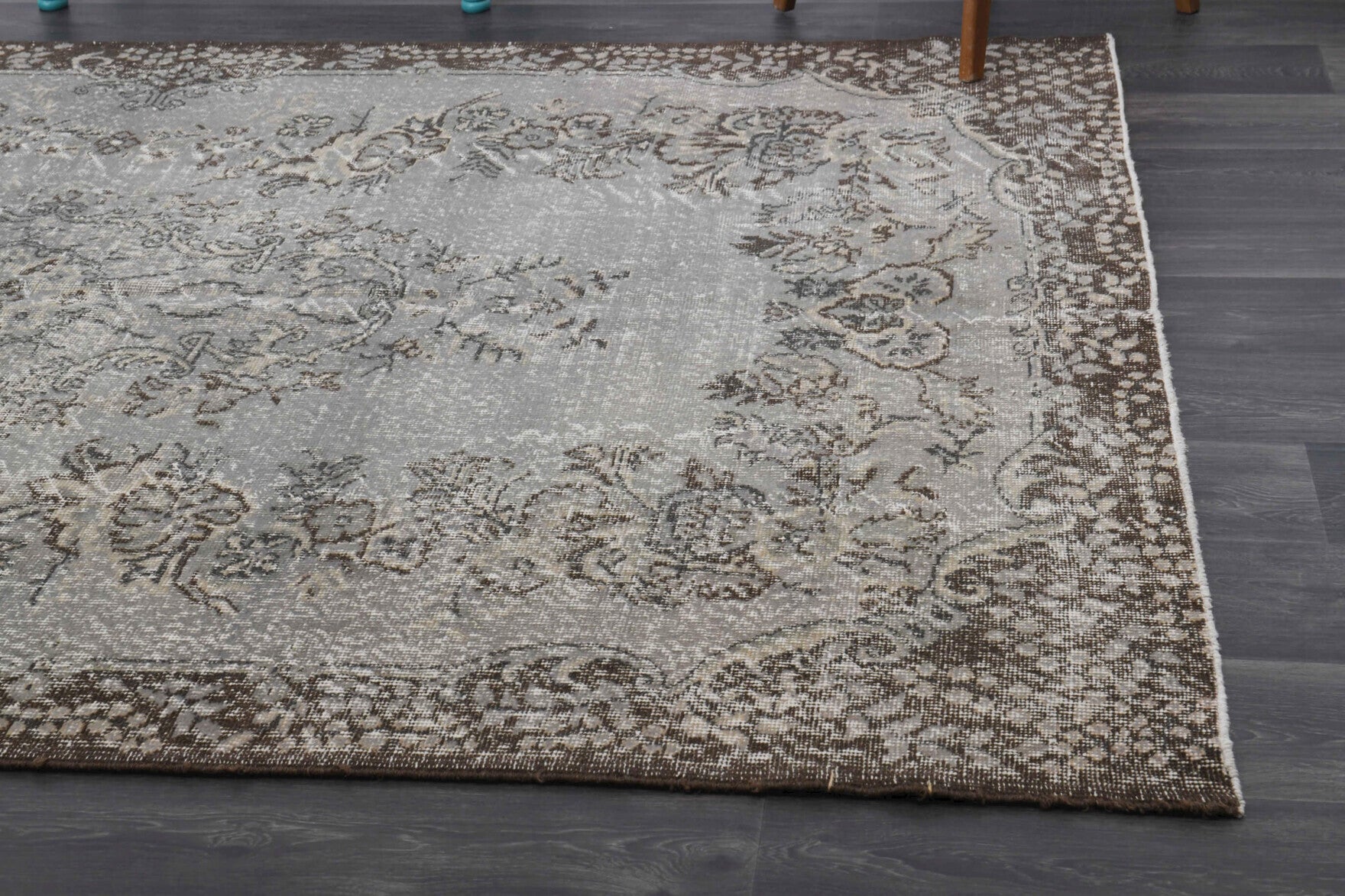184x294 cm vintage Anatolian area rug – Tire, low pile, wool