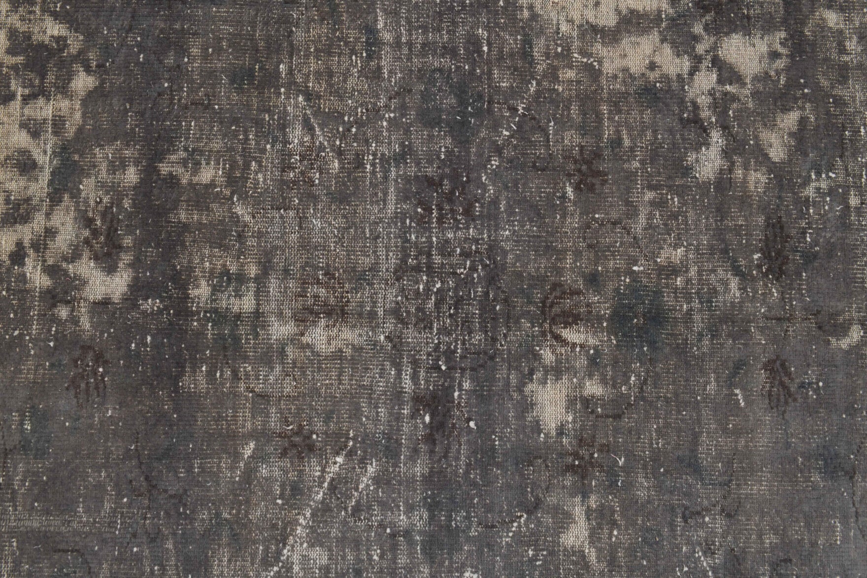 Authentic Anatolian distressed vintage area rug (1970s) with abstract design – one-of-a-kind at Fame Rugs