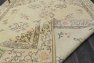 Beige Vintage Oushak Area Rug
