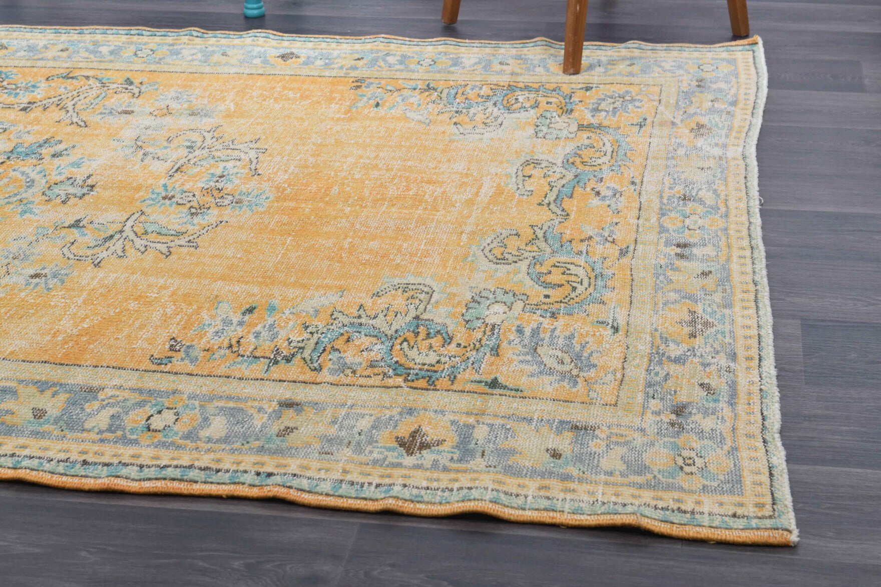 180x303 cm vintage Anatolian area rug – Akasyanur, low pile, wool