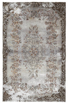 6x9 Vintage Gray Anatolian Rug