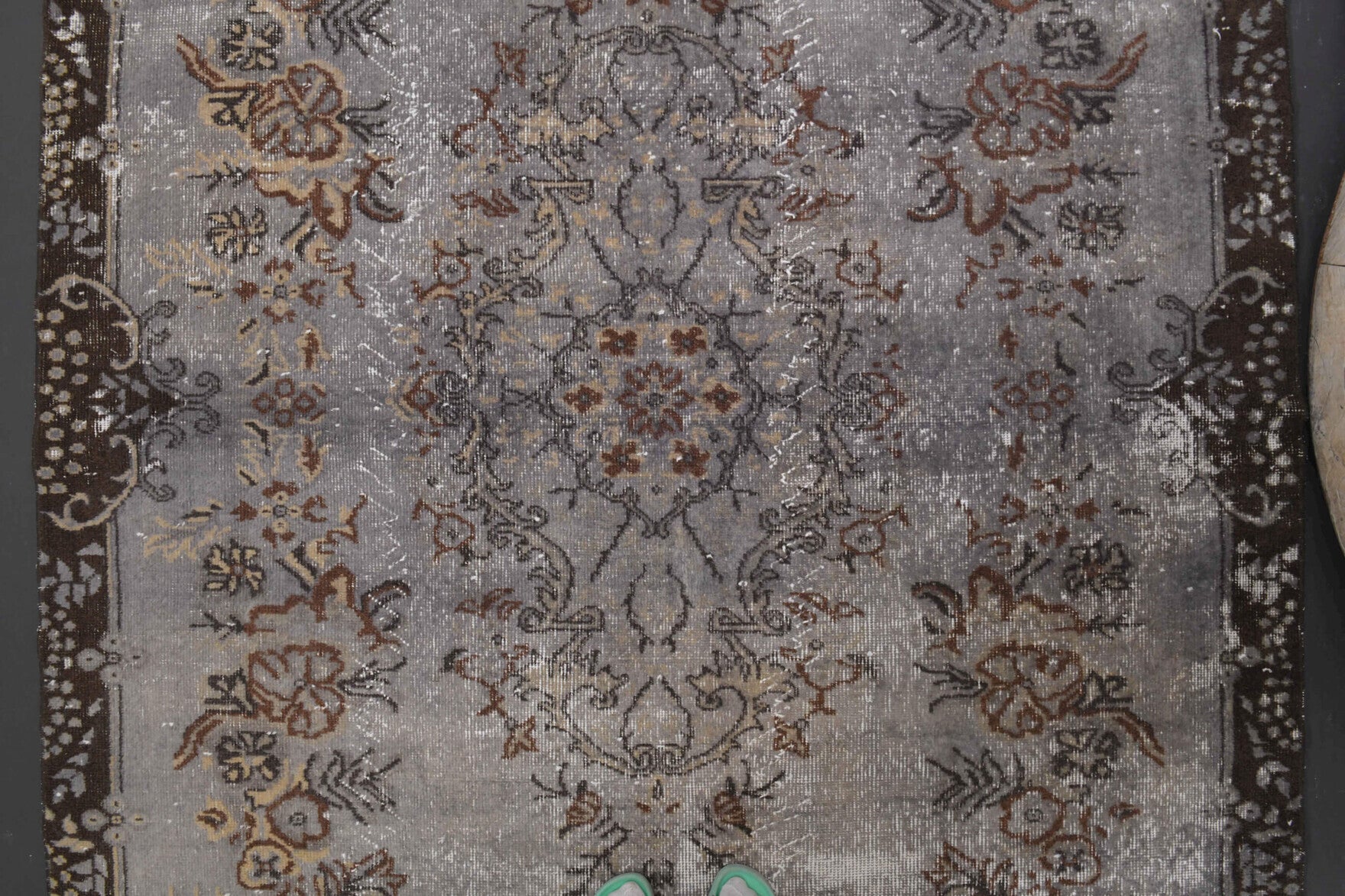 6x9 Vintage Gray Anatolian Rug