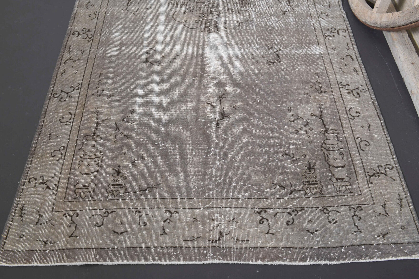 157x273 cm vintage Anatolian area rug – Perigun, low pile, wool