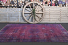 Vintage  Anatolian Purple Area Rug