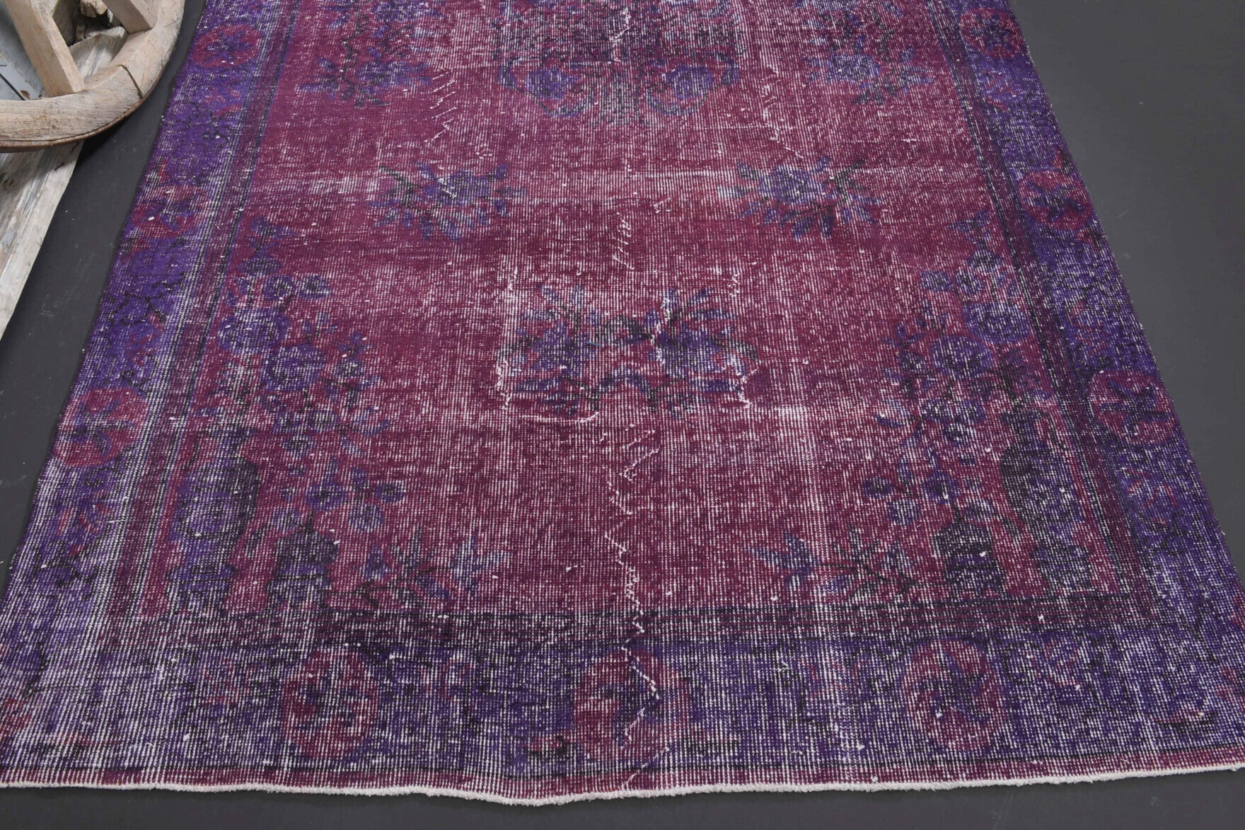 Vintage  Anatolian Purple Area Rug