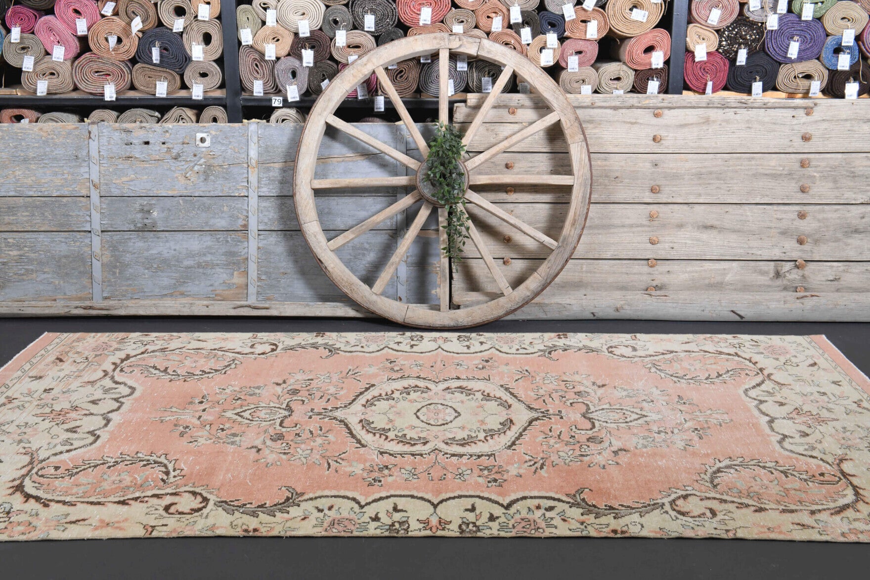 One-of-a-kind 1970s Anatolian vintage area rug in wool, 6' x 9'11"