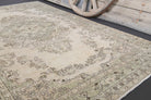 Vintage Oushak Handmade Wool Rug