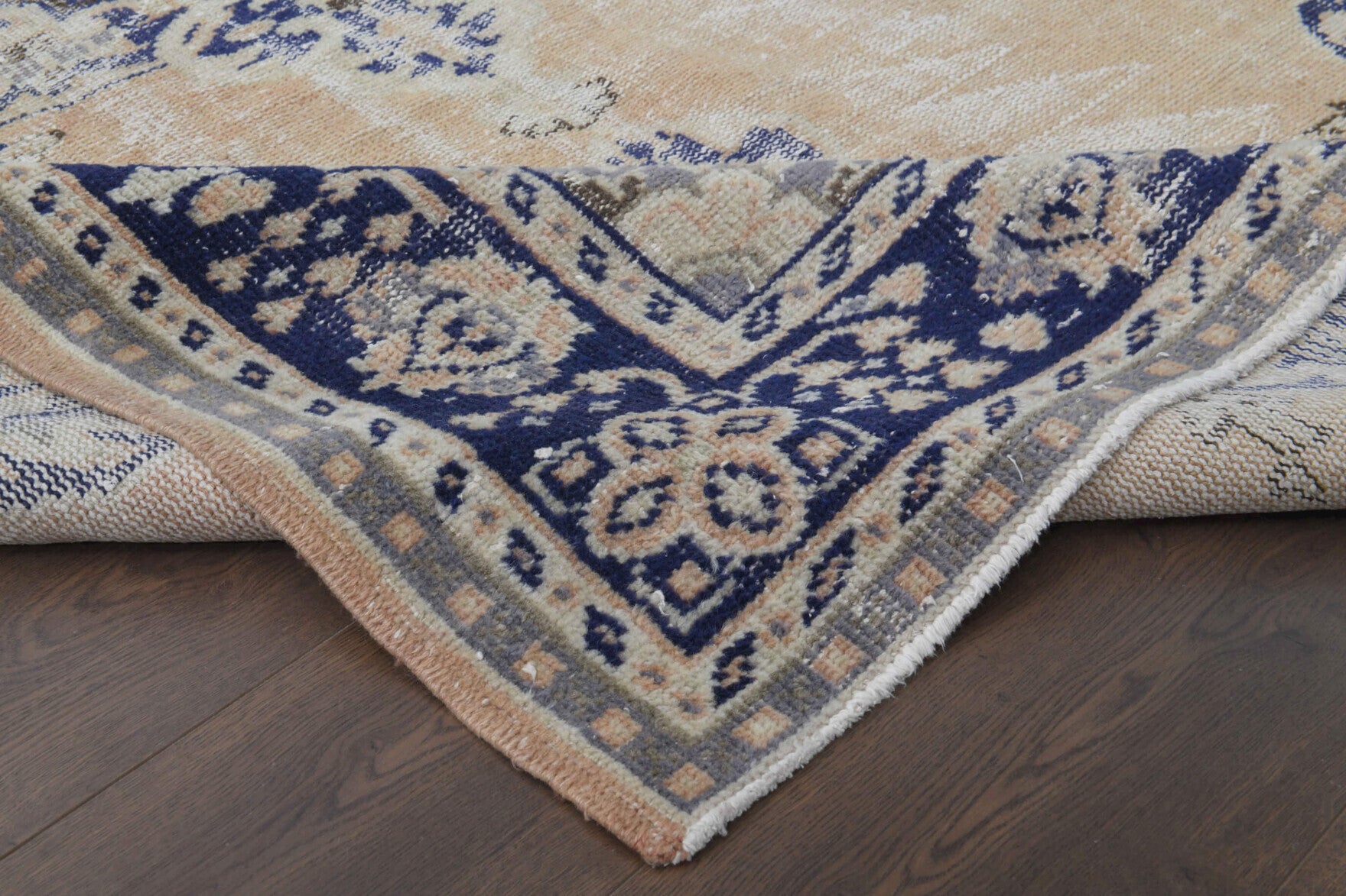 167x262 cm vintage Anatolian area rug – Okeanodike, low pile, wool