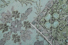Mint Floral - Vintage Area Hereke Rug