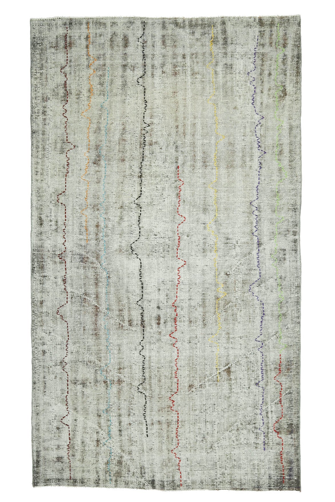 Antique Distressed Area Rug