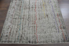 Nilaynur rug: 1950s handmade Anatolian rug with abstract motifs and cotton backing