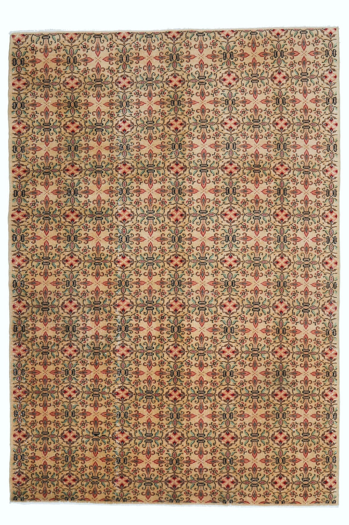 Floral Hereke Vintage Area Rug