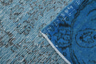 Blue Vintage Area Oushak Rug