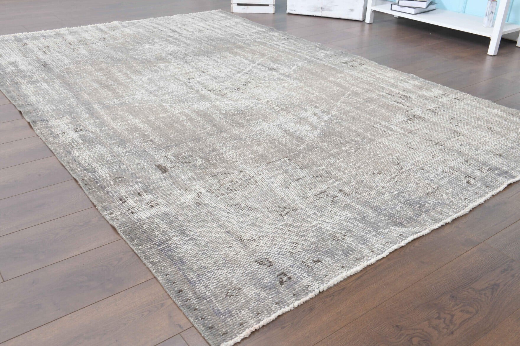Antique Turkish Oushak Area Rug