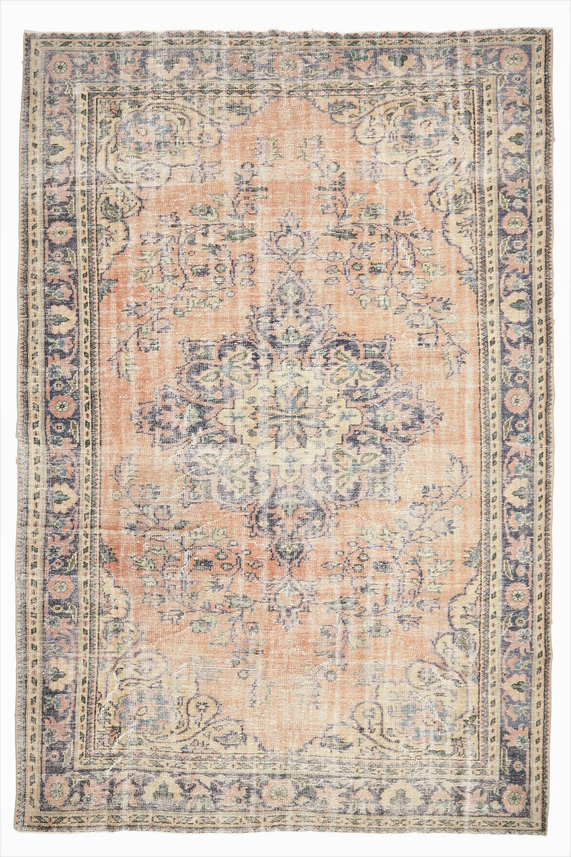Vintage Oriental Area Anatolian Rug