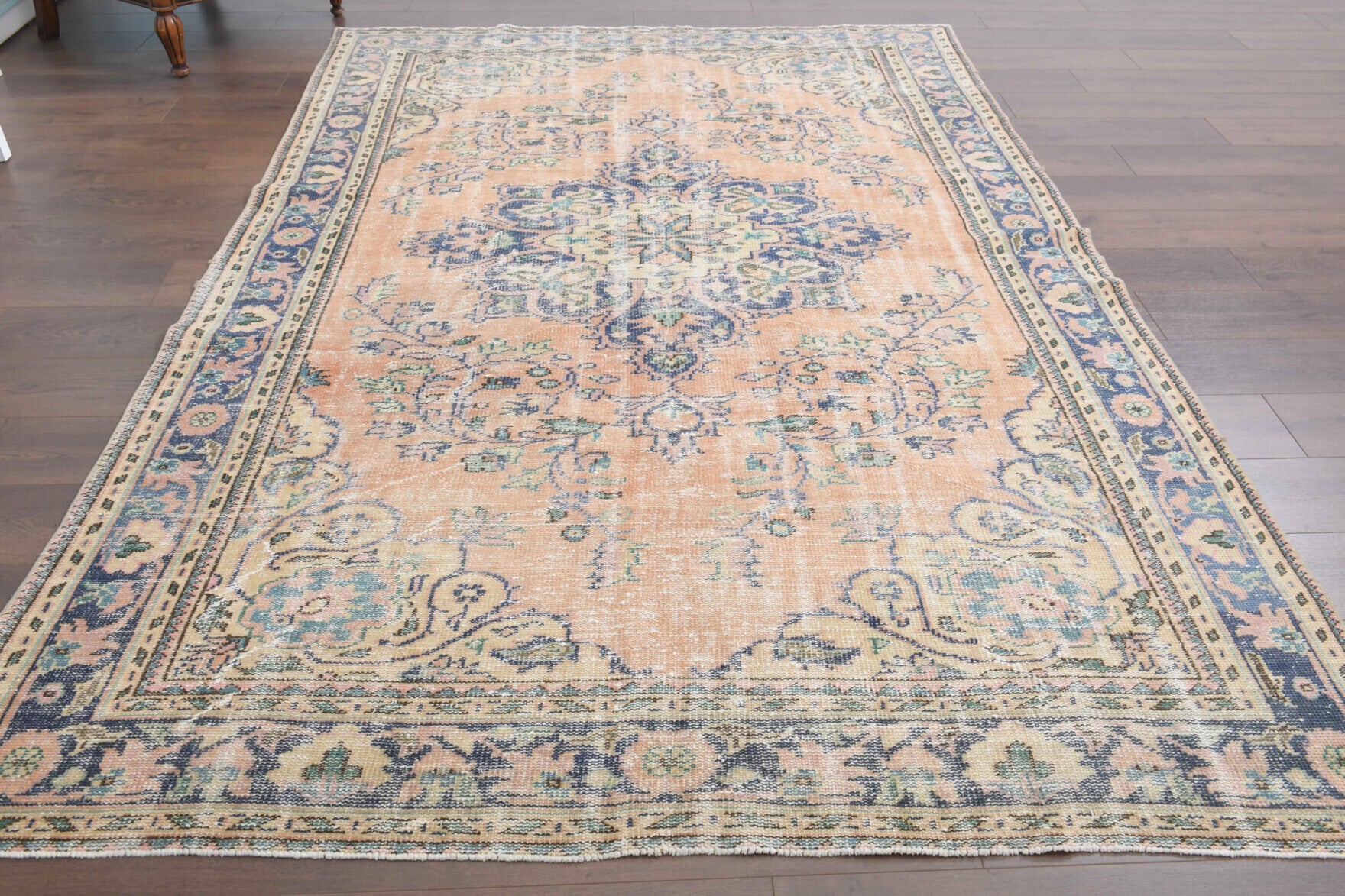 Vintage Oriental Area Anatolian Rug