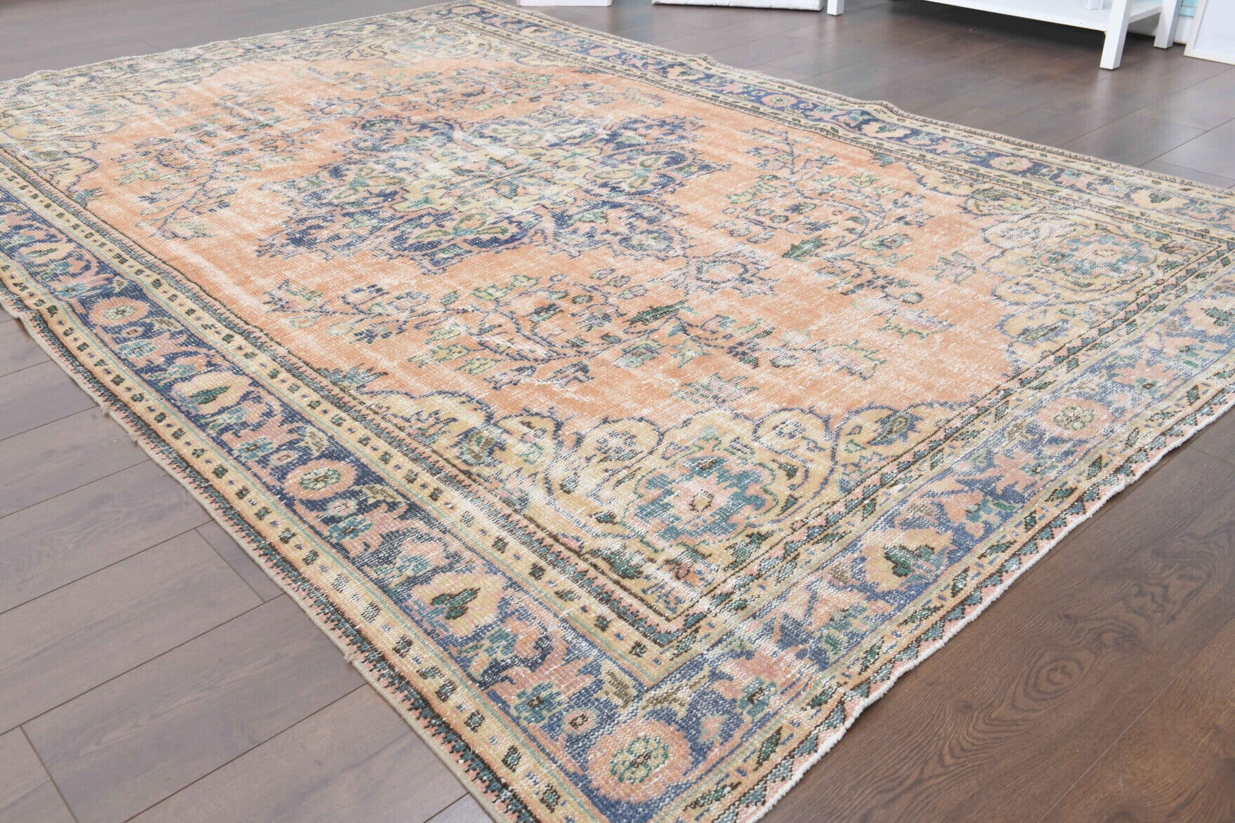 Vintage Oriental Area Anatolian Rug