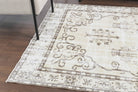 Cream Vintage Anatolian Area Rug