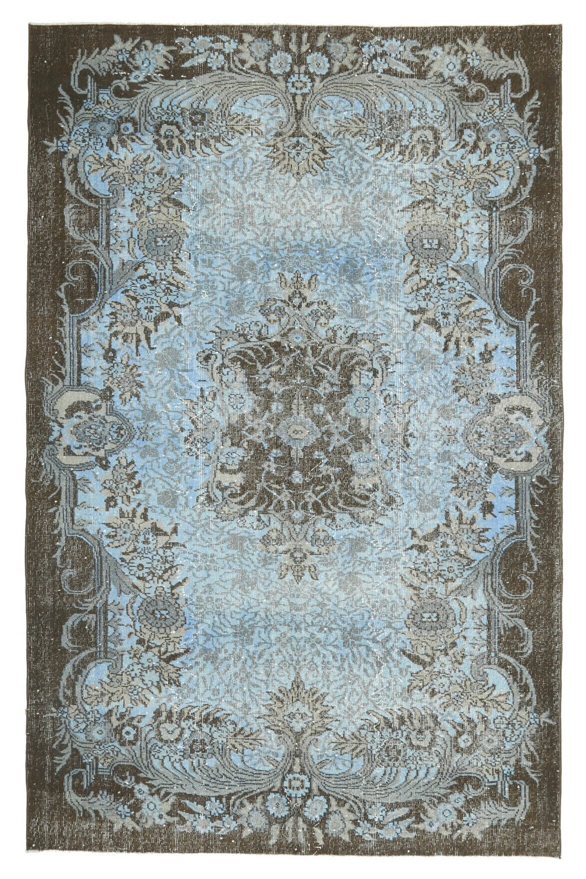 Vintage Turkish Area Oushak Carpet