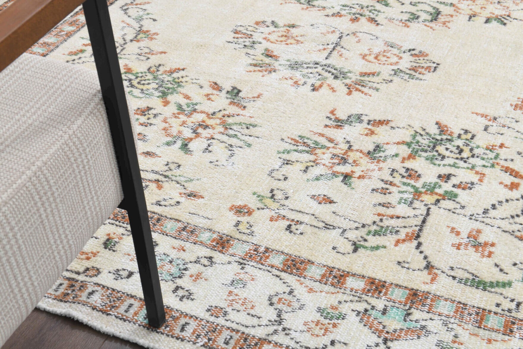 Linen Colored - Vintage Area Oushak Rug