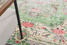 Authentic Anatolian vintage area rug (1970s) with floral design – one-of-a-kind at Fame Rugs