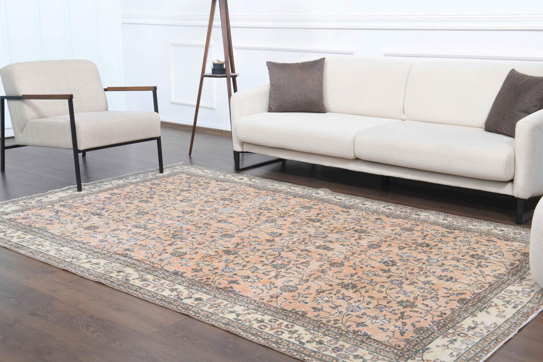 One-of-a-kind 1970s Anatolian vintage area rug in wool, 6'2" x 9'6"