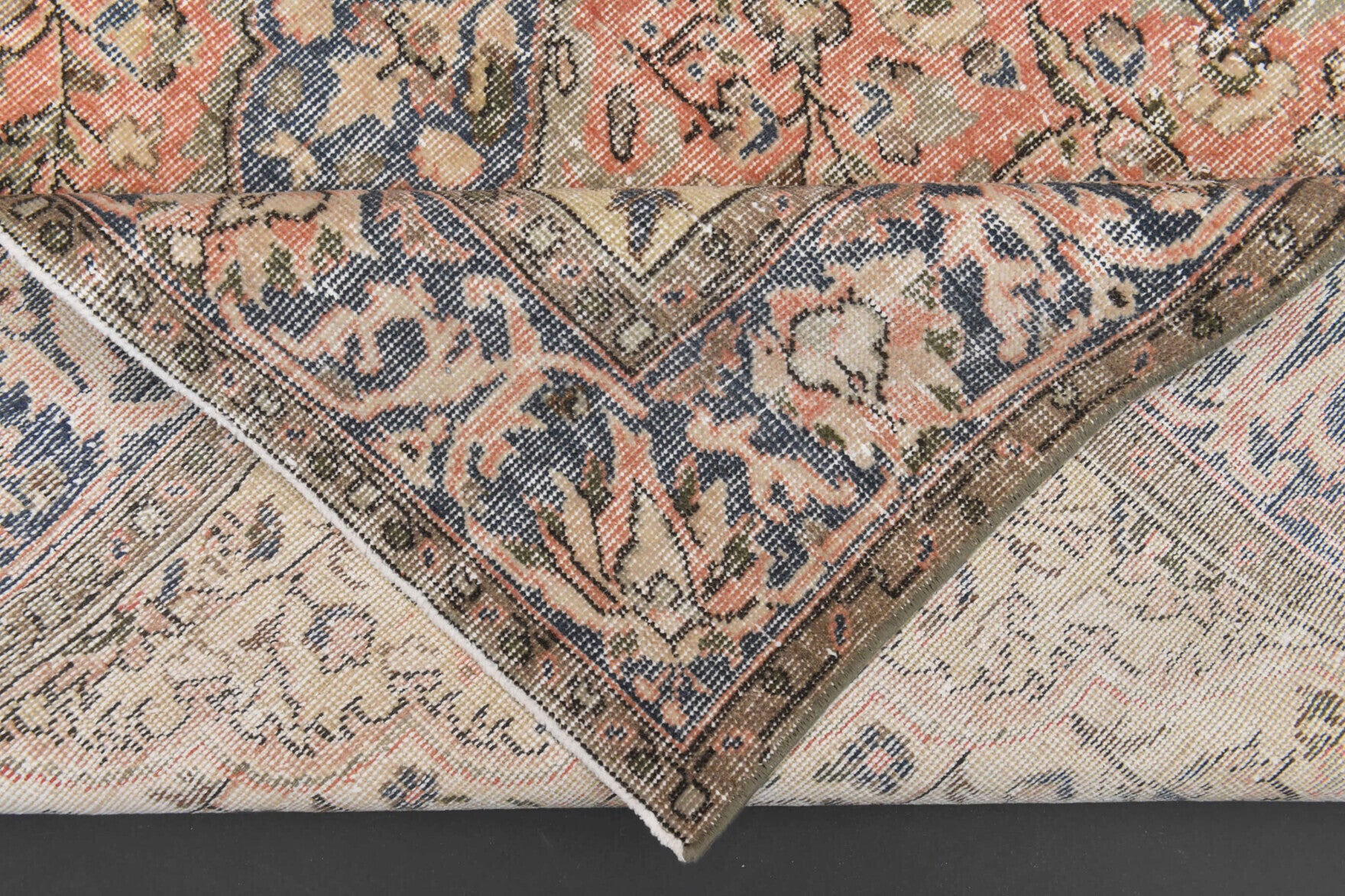 Hand-crafted Persian vintage rug Polynesia in wool, 1970s