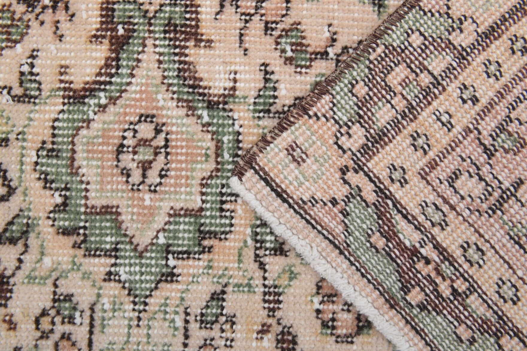 Refianaz – vintage oriental rug for living room or bedroom, 5'11" x 9'6" (180x290 cm)