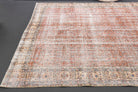 1950s - Antique Floral Area Rug