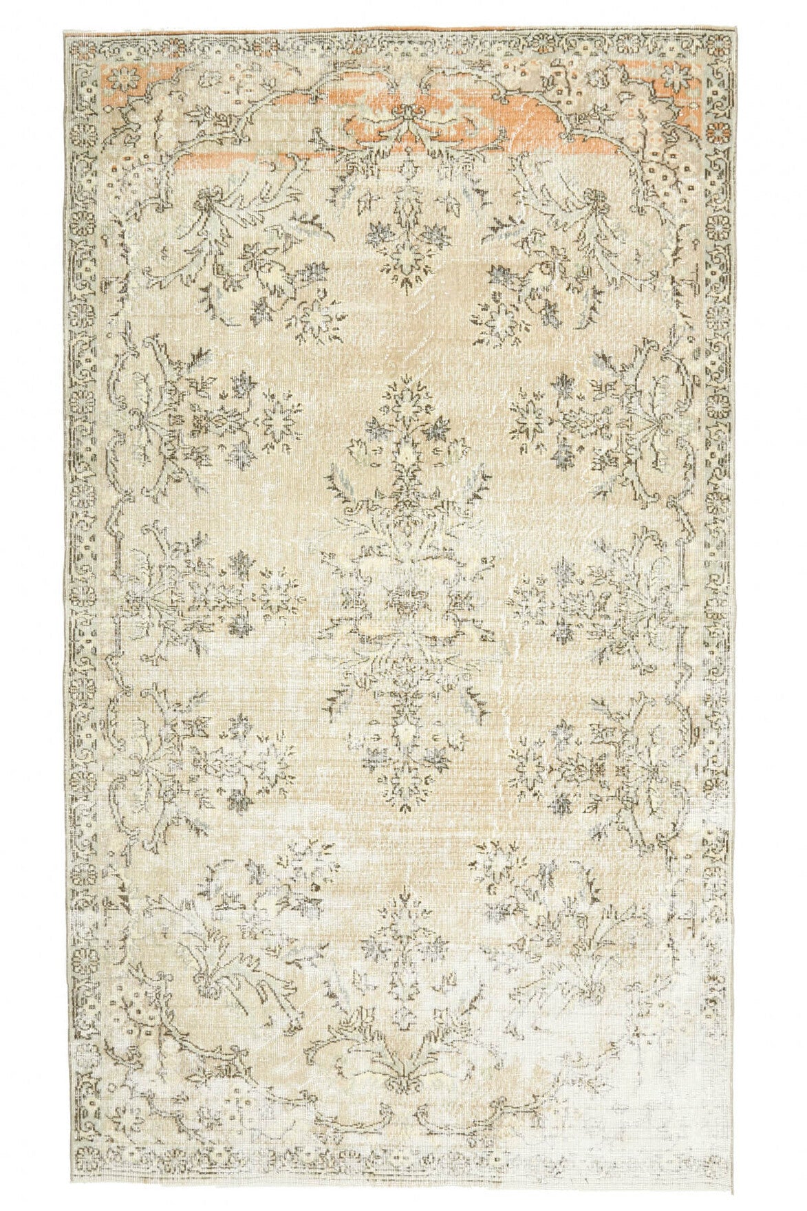Turkish Vintage Anatolian Oriental Rug