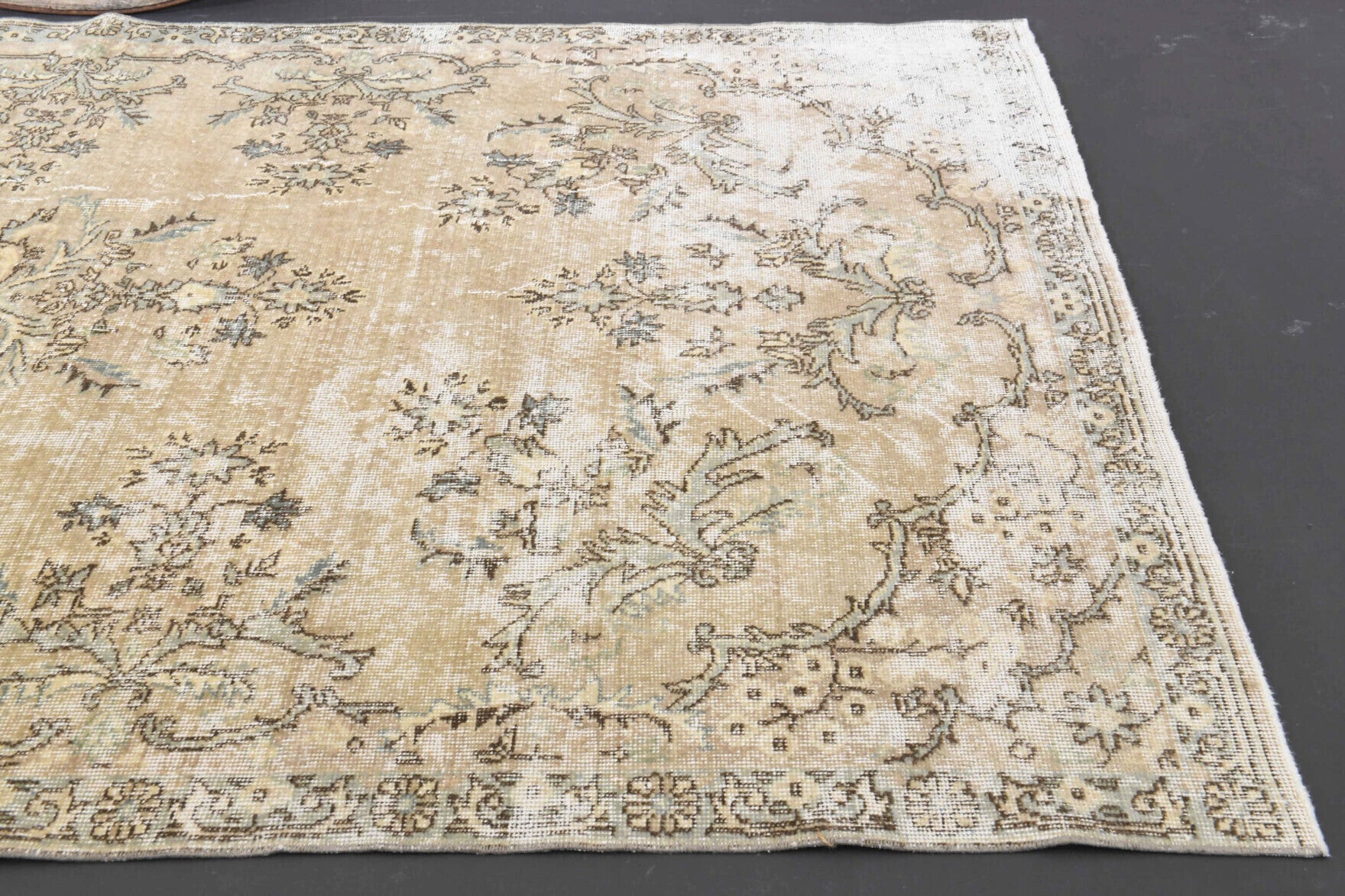 169x293 cm vintage Anatolian area rug – Reyhanisin, low pile, wool
