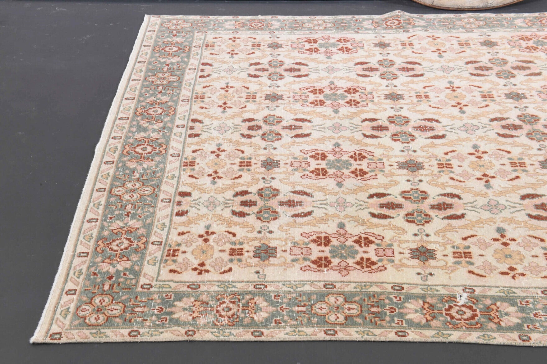 One-of-a-kind 1970s Anatolian vintage area rug in wool, 5'9" x 8'3"