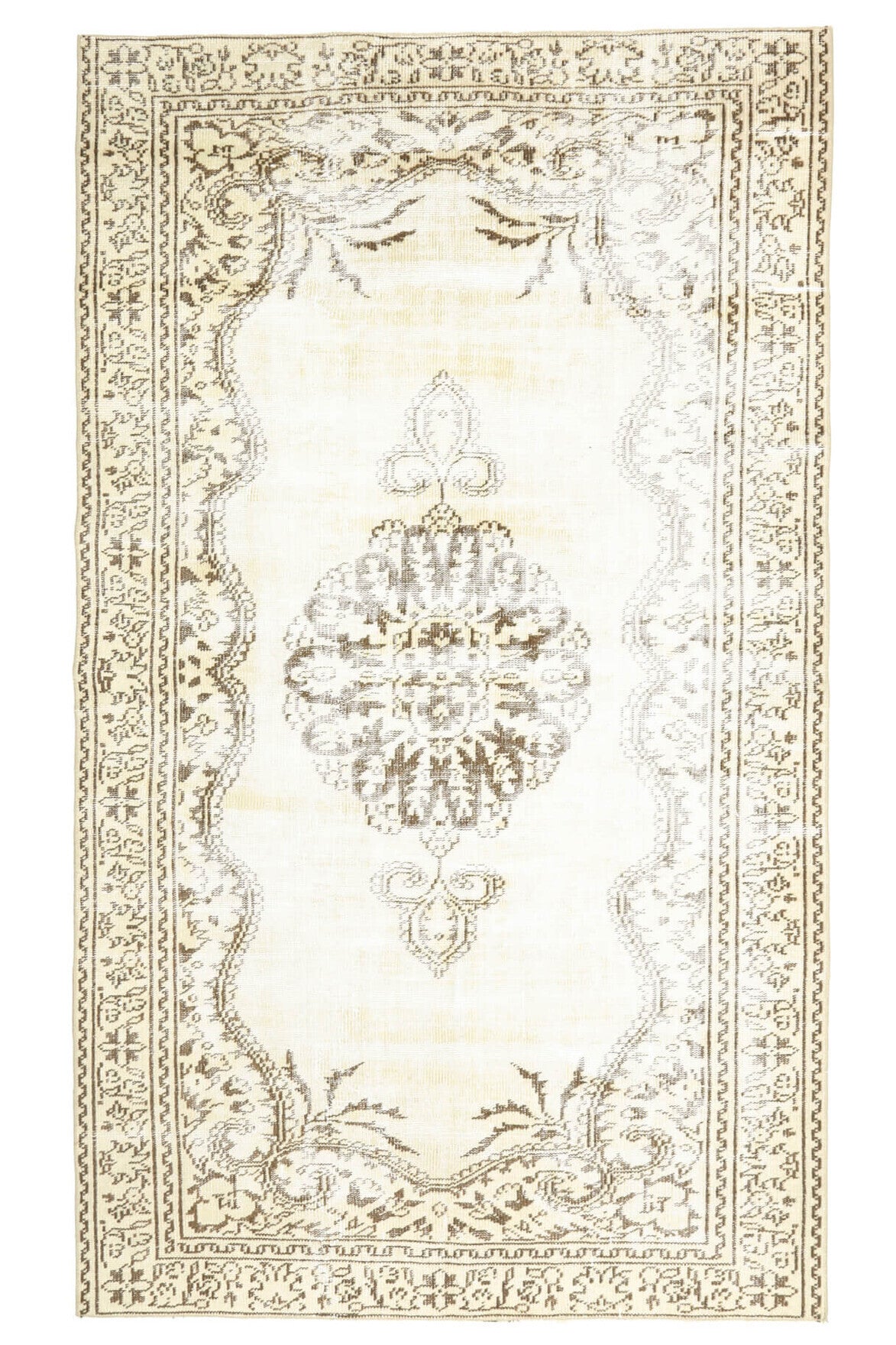 Vintage Oriental Area Anatolian Rug
