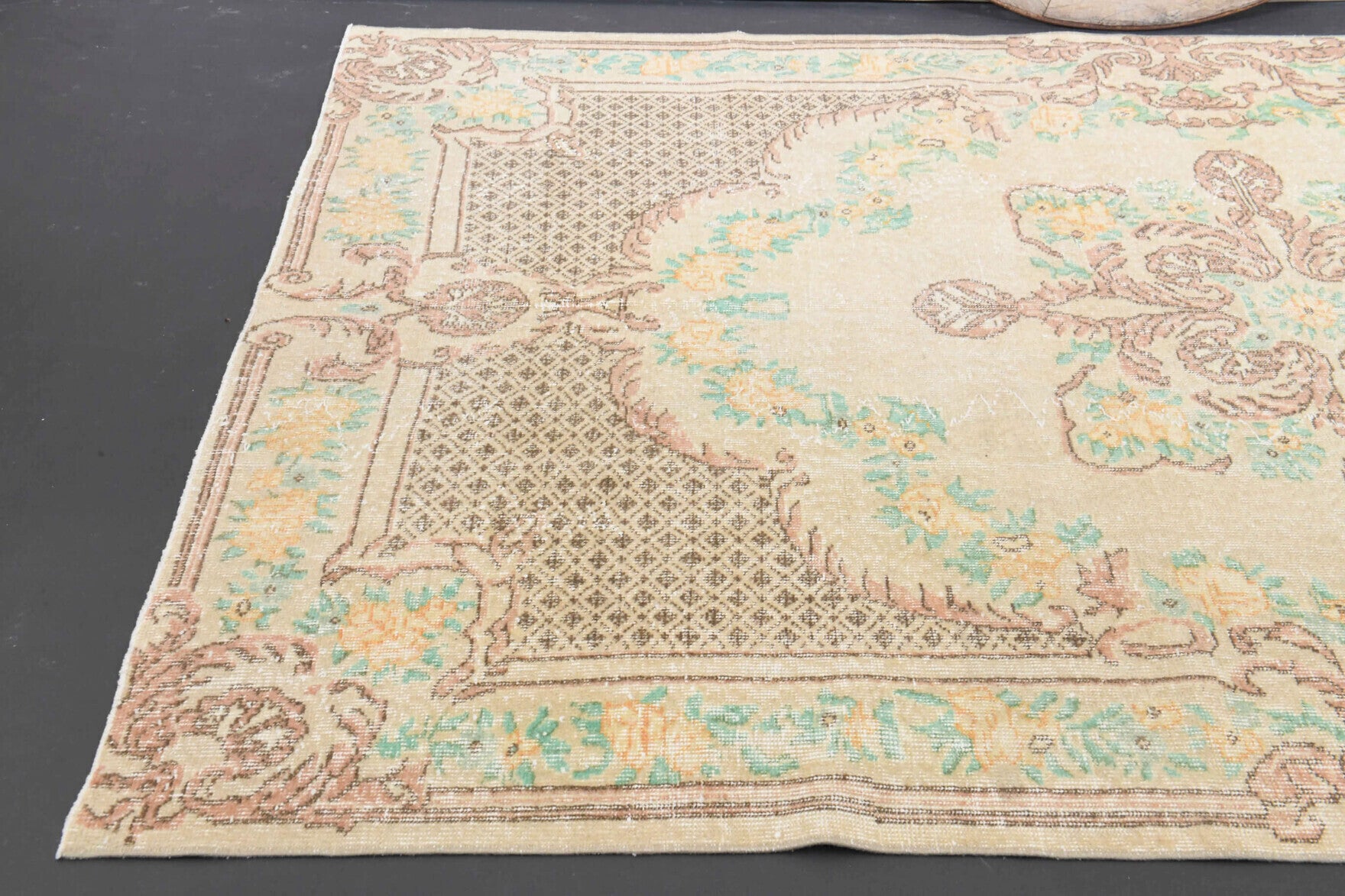 One-of-a-kind 1970s Anatolian vintage area rug in wool, 6' x 9'5"