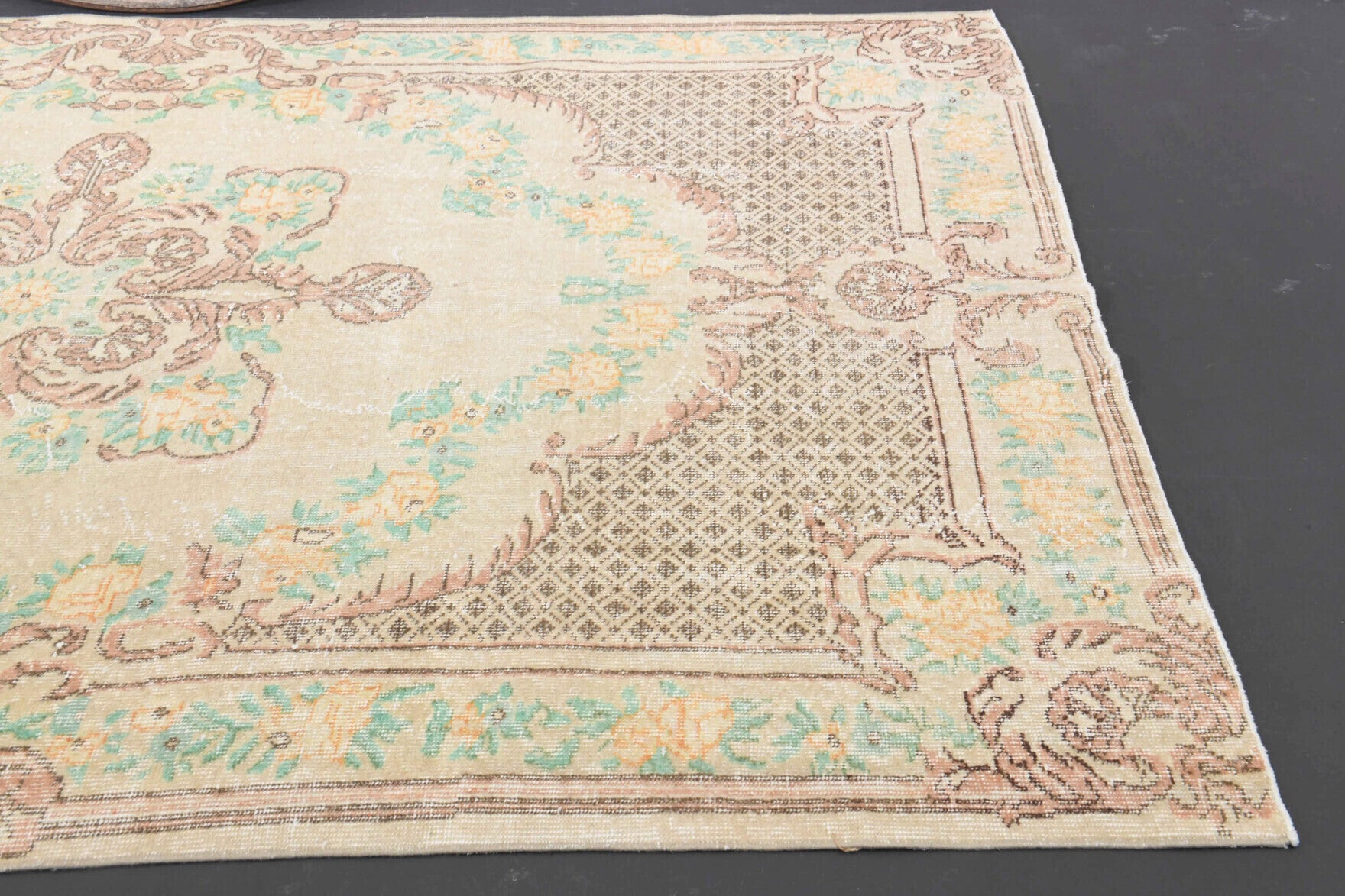 182x286 cm vintage Anatolian area rug – Sabahbahar, low pile, wool