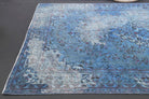 One-of-a-kind 1970s Anatolian distressed vintage area rug in wool, 5'11" x 10'