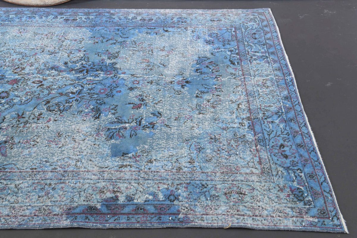 180x304 cm distressed vintage Anatolian area rug – Sedanurumut 1970's, low pile, wool